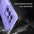 thumbnail image 7 of Dteck for Samsung Galaxy Samsung Galaxy S23 Case with Slide Cover Camera Protector, Slim Hybrid Shockproof Rugged Cover with Built-in Kickstand for Samsung S23 5G,Purple, 7 of 7