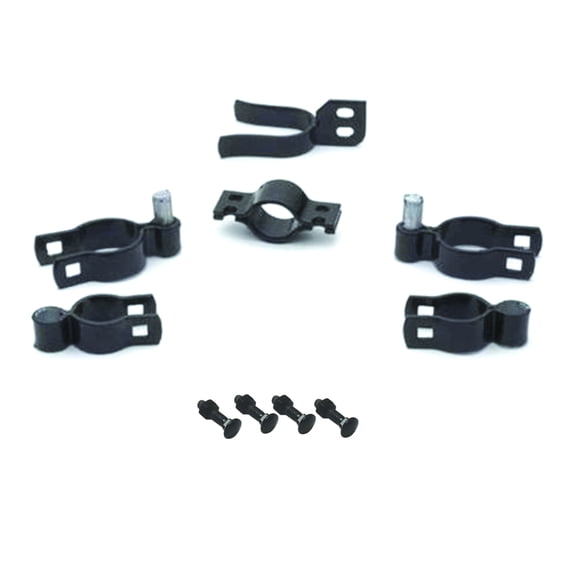 allFENZ Walk Gate Kit, Black, 2-3/8"