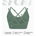thumbnail image 6 of SHARICCA Sport Bra for Women High Impact Workout Yoga Wireless Bra, 6 of 6