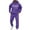 Purple, variant on FINALGANG Men Hoodie Outfits Letter Printed Long Sleeve Hooded Sweatshirt Tops Sweatpants Set Mens Leisure Climbing Hiking Camping Cycling Outfit,Beige,L