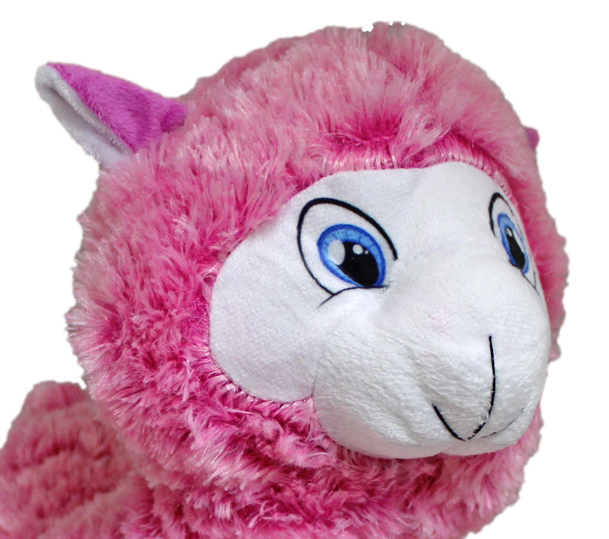 Plush Pal 16" Soft & Fluffy Pink Llama Alpaca Stuffed Animal Toy