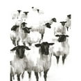 thumbnail image 3 of Harper, Ethan 19x24 Black Modern Framed Museum Art Print Titled - Counting Sheep II, 3 of 5