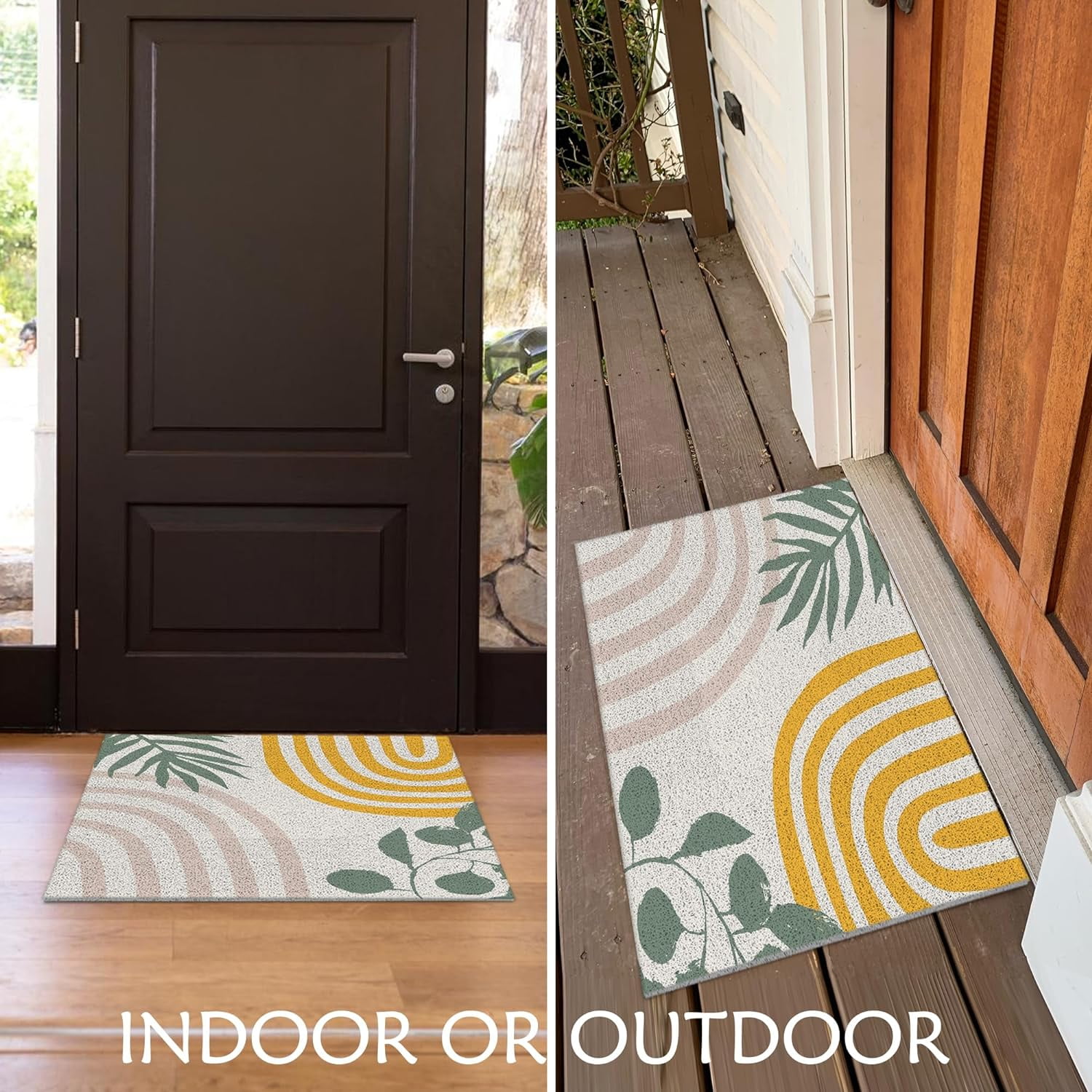 Boho Door Mat Outdoor, Boho Welcome Mat, Boho Front Door Mat, Boho Door Mats Doormat Outdoor Indoor Entrance, Indoor Door Mats for Entryway, 17x30, Sending Sunshine Your Way