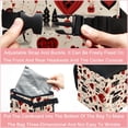 thumbnail image 4 of LOVE Mini Trash Can Car Trash Can Trash Can for Car: Foldable, with Lid, Leak-Proof, Hanging Storage Bag, 4 of 6