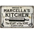 thumbnail image 1 of MARCELLA'S Kitchen Farmhouse Sign 8 x 12 Matte Finish Metal 108120033414, 1 of 1