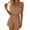 Coffee, variant on Rompers for Women Polka Dot Print Open Back Halter Casual Short Jumpsuits Sleeveless Wide Leg Slim Fit Summer Rompers Hot Pink M