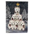 thumbnail image 1 of Carolines Treasures Ppp3130gf Westie Navidad árbol de familia bandera tamaño del jardín Afortunado Sencillez, 1 of 3