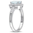 thumbnail image 4 of Everly Women's Aquamarine Sterling Silver Ring, 4 of 8