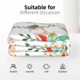 thumbnail image 6 of XMXT Throw Blankets, White Wallpaper Pattern Bed Blanket for Bedroom Sofa, 50 x 70 inches White, 6 of 9