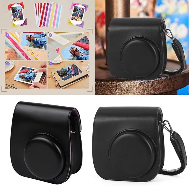 WDOplteas Kit Accesorios para Cámara 10 en 1 para Cámara para Instax Mini 12/11/9 (negro)
