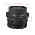 thumbnail image 3 of Negro Aceite Motor Filtro Carcasa Tapa Cubierta para Coche 15.620-37.010, 3 of 6