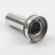 thumbnail image 4 of Car Universal 3.5/4/4.5" Insert Adjustable Round Tip Silencer Exhaust Muffler, 4 of 5