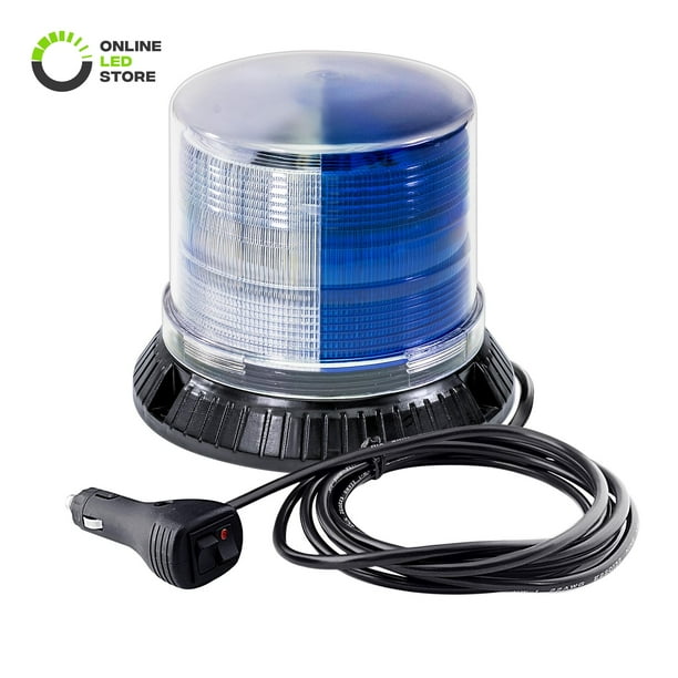 Emergency Strobe LED Beacon Light [12 Watt] [14 Modes] [Powerful