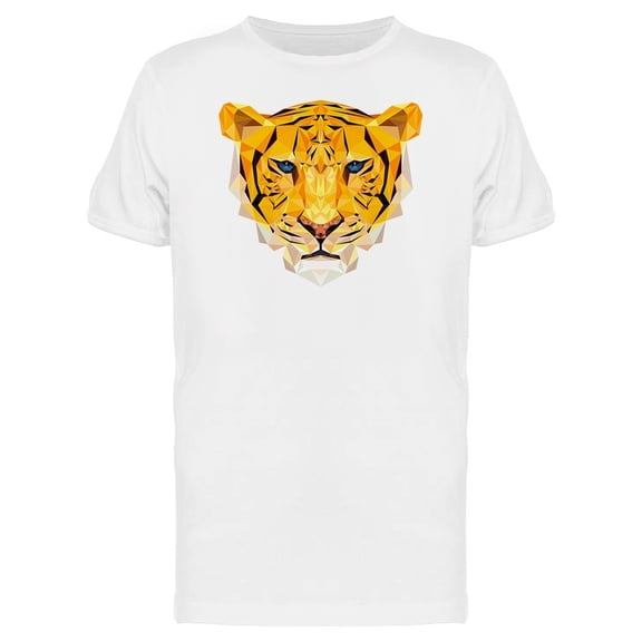 Tiger Polygonal Style Icon Tee Men's -Image by Shutterstock
