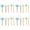As Shown, variant on Aloha 20Pcs Sponge Paint Brushes DIY Sponge Brushes Kids Painting Brushes Sponge Graffiti Brushes