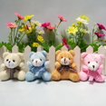 thumbnail image 2 of Colgante de oso de peluche, Mini muñeco de peluche suave, llavero de juguete, Pp, algodón, 5,5 cm, 2 of 4
