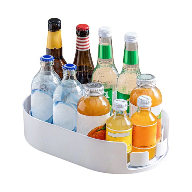 Estante Almacenamiento Botellas para Gabinete Baño Tocador Nevera (estrella) Blanco