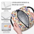 thumbnail image 3 of Daiia Snake Pattern Lunch Bag , Insulated Lunch Box, Small Leakproof Cooler Food Lunch Containers Reusable High Capacity Lunch Tote Bags-One Size, 3 of 6