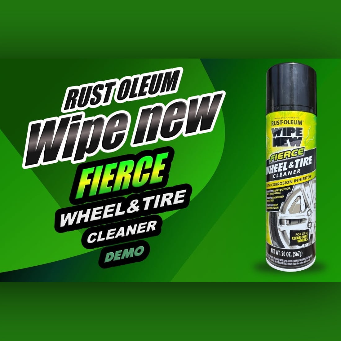 Wipe New Rust-Oleum 381405 Midnight Black Ultimate Tire Shine System