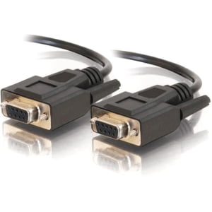 C2G DB25 RS-232 Serial Extension Cable - 50 Feet, Male To Female, Foil Shielded With Thumbscrew Connectors