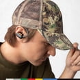 thumbnail image 2 of Skullcandy Push ANC Active in-Ear Wireless Earbuds, 58 Hr Battery, IP67 Waterproof, Wireless Charging, Microphone, Works with iPhone Android and Bluetooth Devices - True Black/Orange, 2 of 5