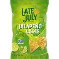 thumbnail image 2 of (2 pack) Late July Snacks Jalapeno Lime Tortilla Chips, 7.8 oz Bag, 2 of 9