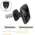 thumbnail image 2 of 4 Pcs Cabinet Handle Drawer Pulls Origami Koi Fish Knobs with Screws Square Furniture Office Cabinet Knob Decoration, 2 of 5