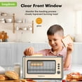thumbnail image 4 of LONGDEEM Clear View Glass Toaster - Extra Long Slot, 6 Browning Levels - Gold, 4 of 7