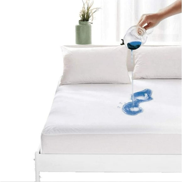 Waterproof Mattress Protector - Breathable, Hypoallergenic, Anti-Mite, Anti-Bacterial Mattress Protector - 90 x 200 cm