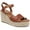 Whiskey Smooth, variant on Womens Cerres Faux Leather Platform Slingback Sandals