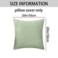 thumbnail image 6 of REGALWOVEN Soft Throw Pillow Covers Set of 2, Modern Decorative Geometric Cushion Cases for Couch Living Room Home Decor Green 20" x 20", 6 of 6