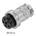 thumbnail image 4 of BTOER 25mm Aviation Plug and Socket 2-12Pin Installation Plug Positive Cable Connector, 4 of 9
