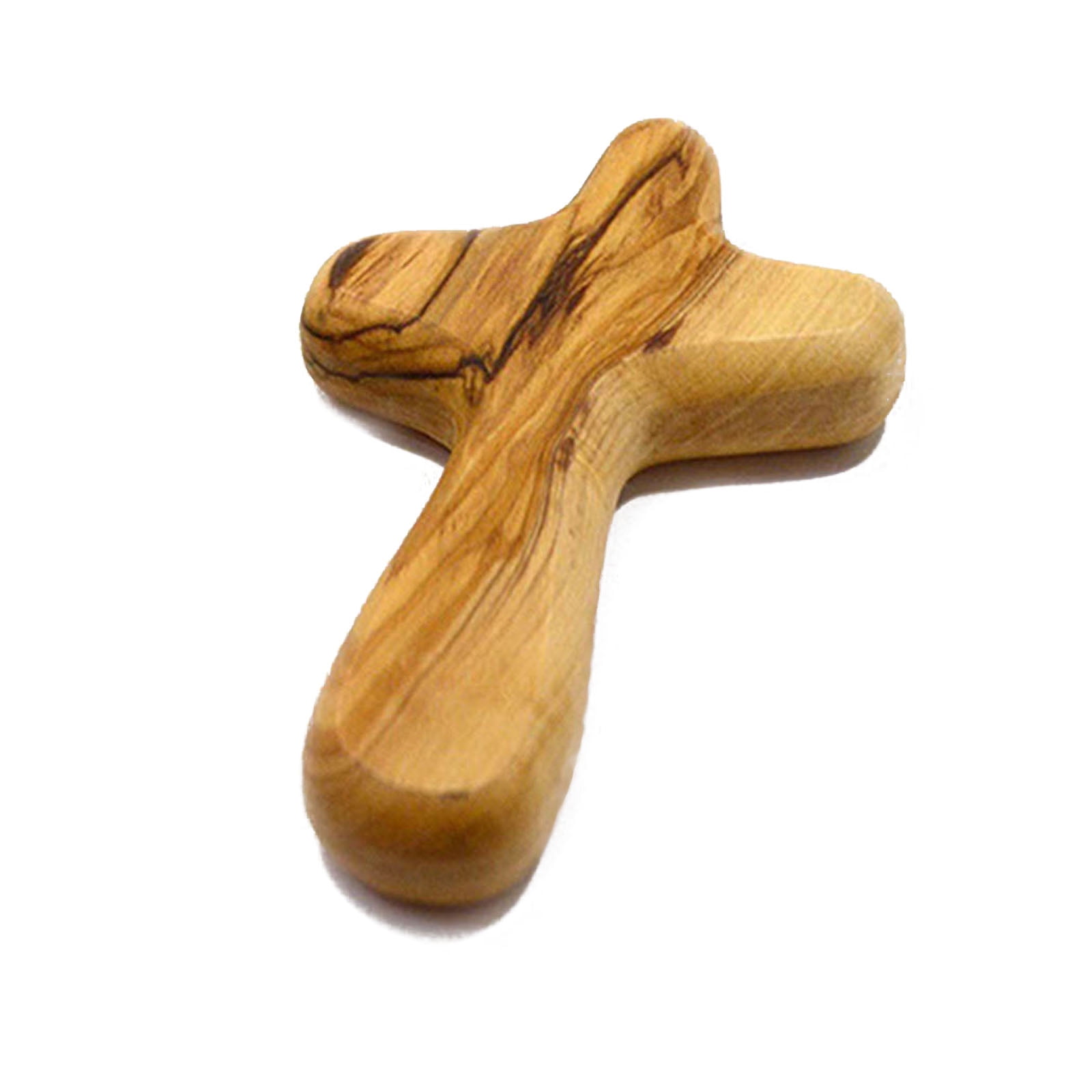 Small Hand Held Wooden Pocket Crosses Wood Clinging for Cross
