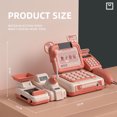 thumbnail image 2 of Tignapoo Interactive Coral Pink Multilingual Cash Register Toy Set with Realistic Shopping Accessories for Kids Aged 3+, 2 of 6