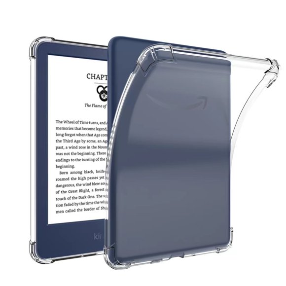 Silicon Case For 6'' All-new Kindle (2022 Release) 11th Generation Clear Transparent Soft TPU Back Tablet Cover Coqe Transparent shell