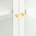 thumbnail image 5 of vidaXL Sideboard White 70x35x70 cm Steel and Glass, 5 of 5