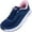 NavyPink, variant on MAYKX Wide Toe Box Arch Support Walking Shoes for Women Slip On Plantar Fasciitis Sneakers Wide Width Orthotic Shoes Comfortable Tennis Sneakers for Foot Pain Relief Size 6-11