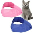 thumbnail image 1 of Masque pour Animaux de Compagnie, Museau de Lavage pour Chats Bleu + Rose, 1 of 7