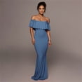 thumbnail image 3 of Txlixc Vestido de noche de hombro desnudo para mujeres Txlixc moda, 3 of 7