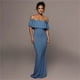 thumbnail image 3 of SAYOO Vestido de noche de hombro desnudo para mujeres SAYOO moda, 3 of 7