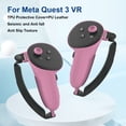 thumbnail image 4 of 1 par de cubiertas de Joystick de TPU, cubierta antideslizante para empuñaduras de controlador para Meta Quest 3 VR, 4 of 8