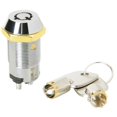 thumbnail image 1 of Parts Express On/Off Key Switch with 2 Round Keys (1), 1 of 3