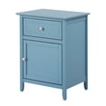 thumbnail image 2 of Lzzy 1-Drawer Teal Nightstand (25"H x 15"W x 19"D), 2 of 5