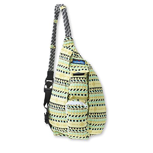 Kavu KAVU Mini Rope Bag Cotton Crossbody Sling Gold Belt Walmart