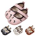 thumbnail image 4 of Otqutp Summer Shoes for Kids Baby Girls Cute Canvas Flat Sole Shoes Toddler Sneakers Non-Slip Rubber Sole Toddler Crib First Walking Shoes, 4 of 9