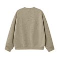 thumbnail image 4 of Grblisyd Girls Crewneck Sweatshirts Kids Fashion Loose Drop Shoulder Pullover Basic Long Sleeve Fall Winter Clothes, 4 of 6