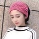 thumbnail image 4 of Banda para el cabello de lana tejida a mano para otoño e invierno, gorro de lana con protección para los oídos, banda para el cabello de ala ancha, accesorios para el cabello, tocado para mujer, 4 of 6