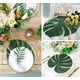 thumbnail image 2 of 12 Uds. Planta con hojas de palma Tropical hoja de imitación-hawaiana/luau/decoraciones de mesa para fiesta en la jungla, 2 of 5