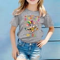 thumbnail image 2 of Girls Carnival Print Short Sleeve T-Shirt Colorful Festival Graphic Round Neck Top for Kids 3/4 Sleeve Gradient T-Shirt Happy Carnival Outfits Toddler Boys Girls Crewneck Tees 2026, 2 of 4