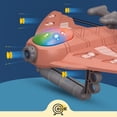 thumbnail image 4 of Juego De Disparos Juguete Catapulta Avión Juguete Portátil Eva Luces Apuntar Juguete De Tiro Para Niños De 3 Años Y Más Yuarrent FN007059-01, 4 of 6
